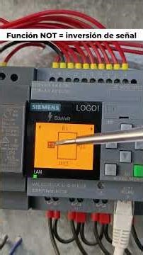 Función Lógica NOT en LOGO SIEMENS #plc_programming #electricidadind #automatizacionindustrial
