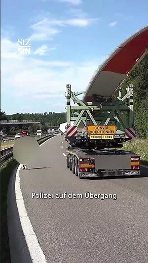 Stuttgart Interchange: Heavy-duty wind turbine transport breaks down
