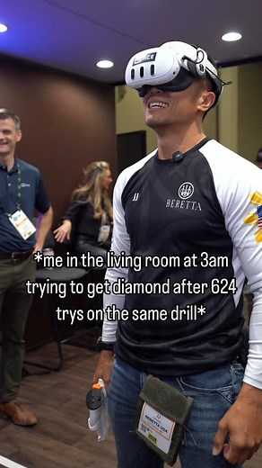 13K views · 97 reactions | Take a shot everytime @jjracaza says “one more”  #ace #acevr #vr #virtualreality #metaquest #shotshow2025 #shotshow #vrgaming #jjracaza | Ace Virtual Shooting | Facebook