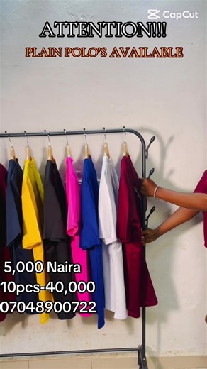 Order Plain Polos from Our Benin Cloth Vendor