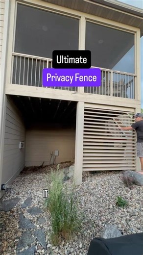 Epic Privacy Fence To Keep The HOA Happy