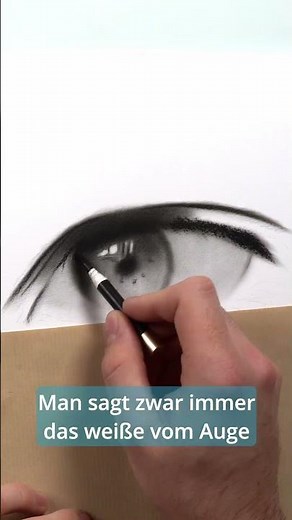 Wie zeichnest du ein realistisches Auge?
