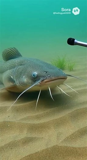 インタビュー動画🎥 ナマズVer. “Interview with a Catfish” #ショート #インタビュー #ナマズ