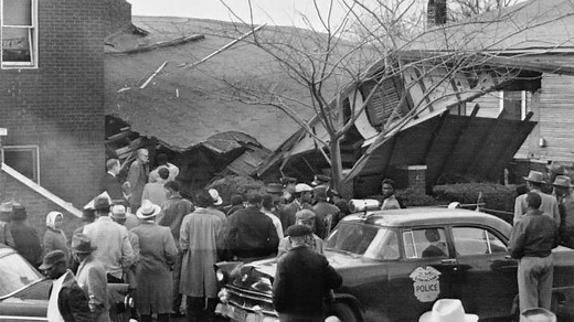 Christmas Day, 1956: The Rev. Fred Shuttlesworth's Birmingham home is bombed by the Ku Klux Klan. Their motive: Thwart Shuttlesworth's protests for bus desegregation. The result: Unshaken, Shuttlesworth pressed on with the protest the next day. More ➡️ https://comca.st/3h0wmI5 | Voices of the Civil Rights Movement