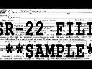 When do I need to file an SR22 with the DMV?