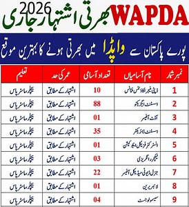 Wapda Jobs 2026 Apply Online Now #Wapdajobs #WAPDA #JobsInPakistan #PakistanJobs | New Jobs in Pakistan