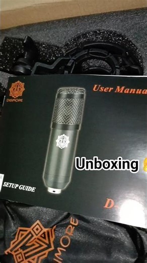 Unboxing my new condenser mic