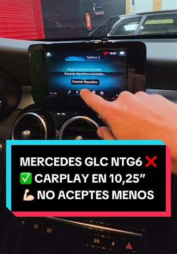 ¿Por qué conformarse con una interfaz cerrada y mapas obsoletos cuando puedes tener la experiencia digital definitiva? Hemos transformado este Mercedes GLC sustituyendo la unidad de origen NTG6 por la joya de la corona: la pantalla IHNAVI de 10,25”. ¿Qué ganas con este cambio? 😍 - Vanguardia Visual: Un panel de 10,25 pulgadas con resolución premium que se integra perfectamente en el salpicadero. Ni parece un accesorio, ni rompe la estética; la eleva. - Libertad Total: CarPlay y Android Auto ina