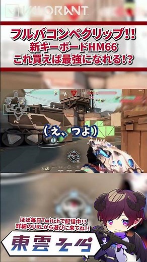 【VALORANT】HM66で撃ち合い最強に！？#valorant
