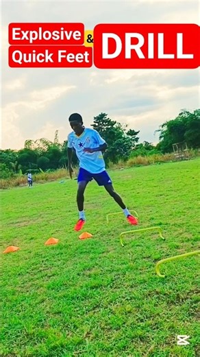 Explosive Quick Feet Drill for Footballers#football#soccer#Quickfeetdrill