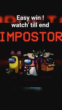 easy win ll “Everyone left the game.” #shorts #tranding #viral #short #amongus ##impostor