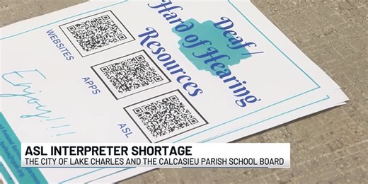 Calcasieu Parish School Board, City of Lake Charles offering free American Sign Language training