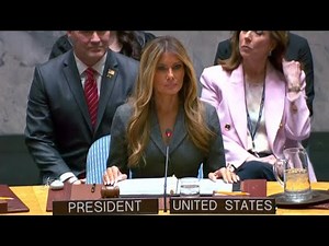 Melania Trump chairs historic UN Security Council meeting