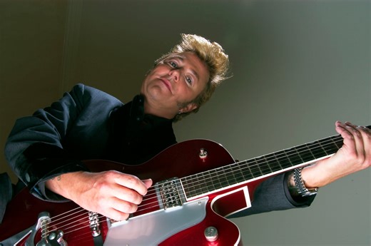 Grammy-winning guitarist cancels rockabilly band’s tour amid ongoing health battle