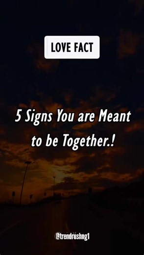 Sometimes it’s not a coincidence… maybe you two were meant to find each other 👀❤️ Which sign would convince you?#LoveFacts #RelationshipGoals #CrushFacts #LoveAdvice #SoulmateSigns