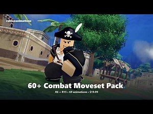 Combat Moveset Pack for Roblox Studio | 69 Animations | R6 + R15