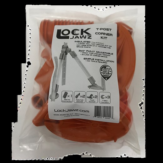 Electric Fence Insulators | T-Post | Made in USA | LockJawz