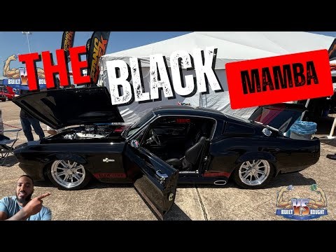 1968 GT500 Mustang Week Showstopper. THE BLACK MAMBA