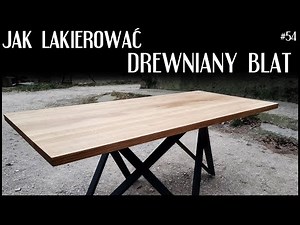 How to varnish a wooden countertop