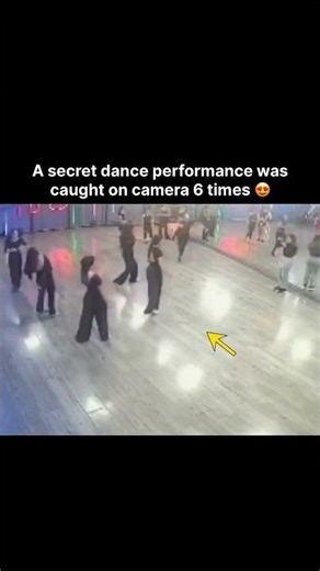 A secret dance performance was caught on camera 6 times ✖️ 😍