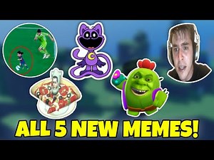 How to get ALL 5 NEW MEMES Find The Memes [276] SWEATY STREAMER SIGMA MEAL CATNAP ANKARA MESSI SPIKE