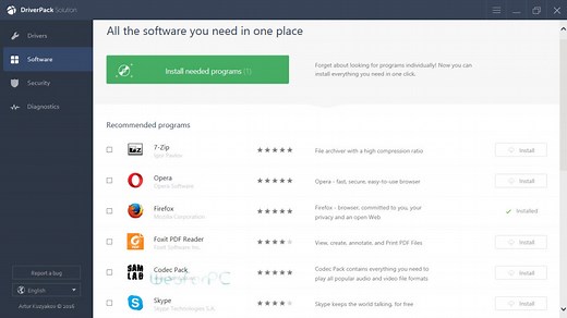 DriverPack Solution 17.7.4 Offline (ISO) Free Download - Windows 10 Free Apps