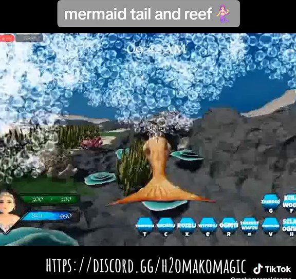 mermaid and reef🧜🏻‍♀️ #makomagic #h2ojustaddwater #makomagicroblox #robloxgames #dlaciebie #mermaid #mako #makoisland #foryou #game
