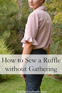 How To Sew Ruffles Without Gathering