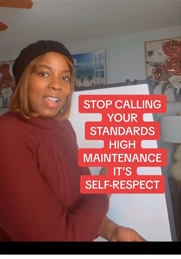 Your standards aren’t about being “high maintenance” — they’re about self-respect. Every time you lower your standards to make someone else comfortable, you quietly teach yourself that your needs are optional. And they’re not. Your standards determine the quality of your relationships, your peace, your habits, and your entire life. When you raise them, you don’t lose people — you lose the people who were benefitting from the lower version of you. And that’s protection, not loss. Stop shrinking y