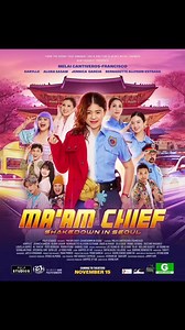 Si Ma'am Chief with her tropapipz ay aarangkada na para magpasaya, magpakilig, at magbardahan, all da way from Korea to the big screen! 👮🏻🫡PULP Studios proudly presents "Ma'am Chief: Shakedown in Seoul" coming this November 15 in cinemas nationwide! 🎥Samahan sa extraordinary mission ang always trending new gen comedy kween, our very own Ma'am Chief, Melai Cantiveros-Francisco with other all-star casts. ✨ May special appearances din from your fave Korean stars like Lee Seunggi, Do Ji Han, Yuj