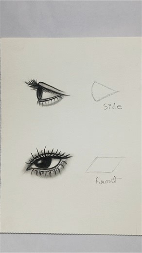 Easy Eye Drawing tutorial | Artist Naz #shortvideo #art #viral #eyes #virelshorts