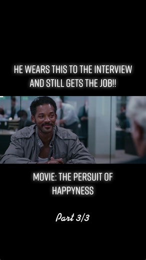 The Pursuit of Happyness Job Interview Success Story