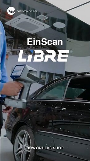 Car Scanning Made Easy: EinScan Libre’s Wireless IR Adaptive Mode