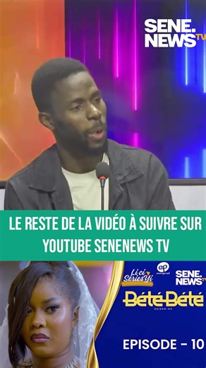 metrodakar.net on Instagram: "BÉTÉ BÉTÉ - Saison 3 - Episode 10 - décryptage"