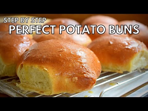 How to make Potato Burger Buns, the easiest recipe ever.