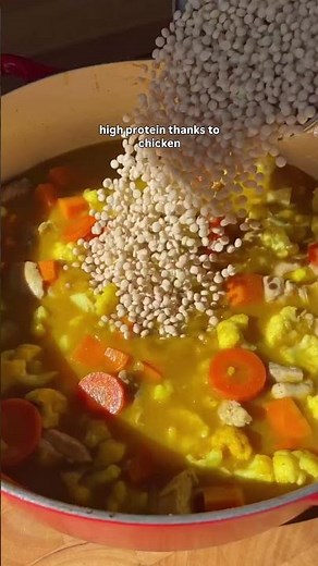 One Pot Moroccan-Spiced Chicken Stew with Sweet Potato & Couscous