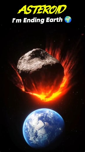 Asteroid Thought Earth Was Alone…😳 #space #asteroid #earth #shorts