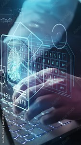 Security and identification when accessing data on a computer.