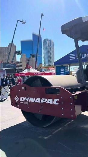 Bluelight Machines is showcasing its autonomy system operating on a Dynapac CA2500D roller