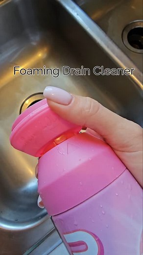 Foaming Drain Cleaner and Odor Eliminator- Drain Foam Cleaner prevents clogs and eliminates unpleasant odors. Thick, rich foam expands into areas otherwise impossible to reach; Rinse well and help clean water jets for better flow. #cleanerhacks #time_2clean #fyp | Yelena Tolstoy