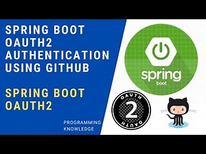 Basic Spring Boot Oauth2 Authentication Tutorial 1 - Spring Boot OAuth2 Login With GitHub