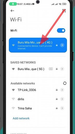 WIFI connected to the device cant provide internet on Xiaomi device |
