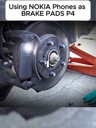 Nokia Phone as Brake Pads Test: Can It Stop a Car?