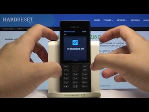 How to Turn On/Turn Off Dictionary T9 on NOKIA 216 – Enable Su...