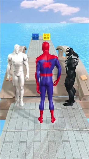 Spider-Man vs All Villains Speedrun #spiderman #venom #racing