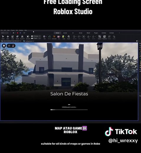 Free Custom Loading Screen GUI for Roblox Studio