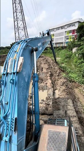 learn about backhoe heavy equipment, a quick way to understand the movement of the equipment #beko