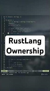 RustLang in a Nutshell - What is Ownership?
