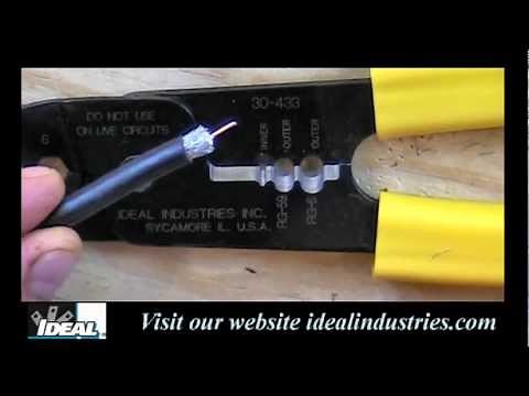 30 433 Coax strip and Crimp Tool