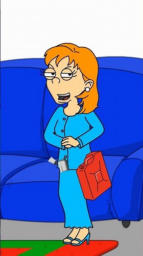 Rosie Burns Her House Down!! 😱🔥🏠 #goanimate #rosiegetsgrounded #shorts